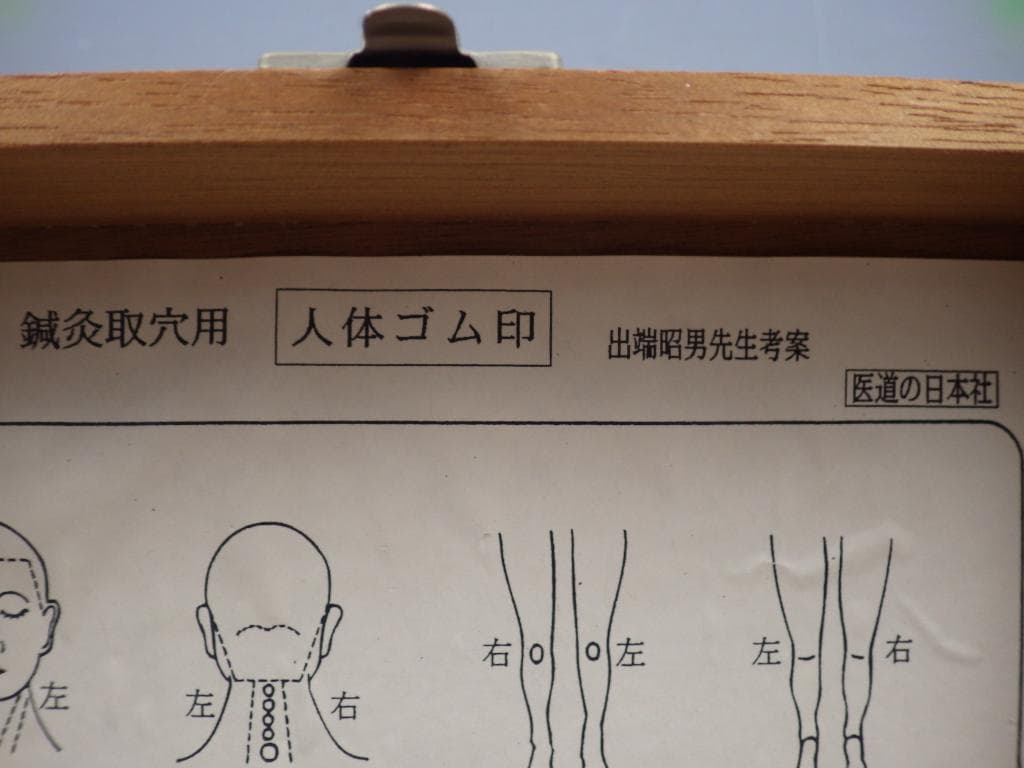 48 医道の日本社 人体ゴム印 出端昭男先生考案 計12点