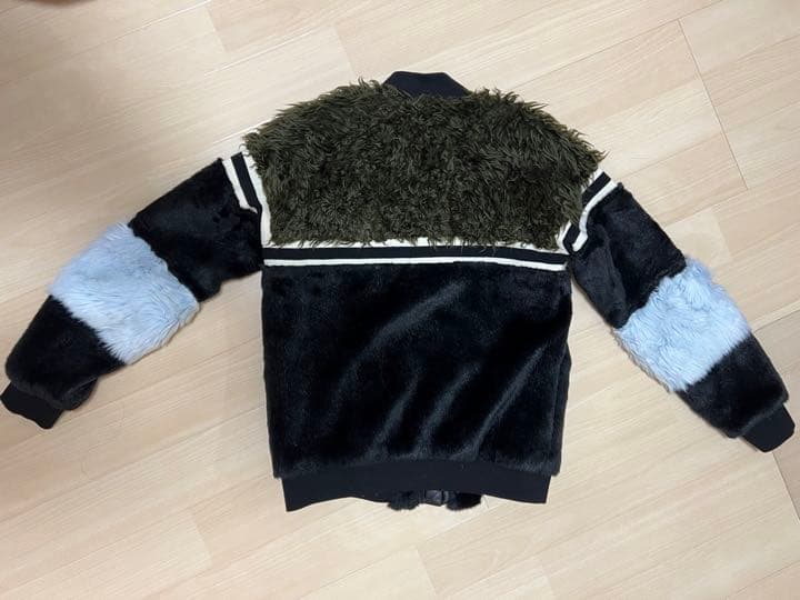レア！美品　異素材ファーMIXブルゾン　セントアンドリュース　ジップジャケット