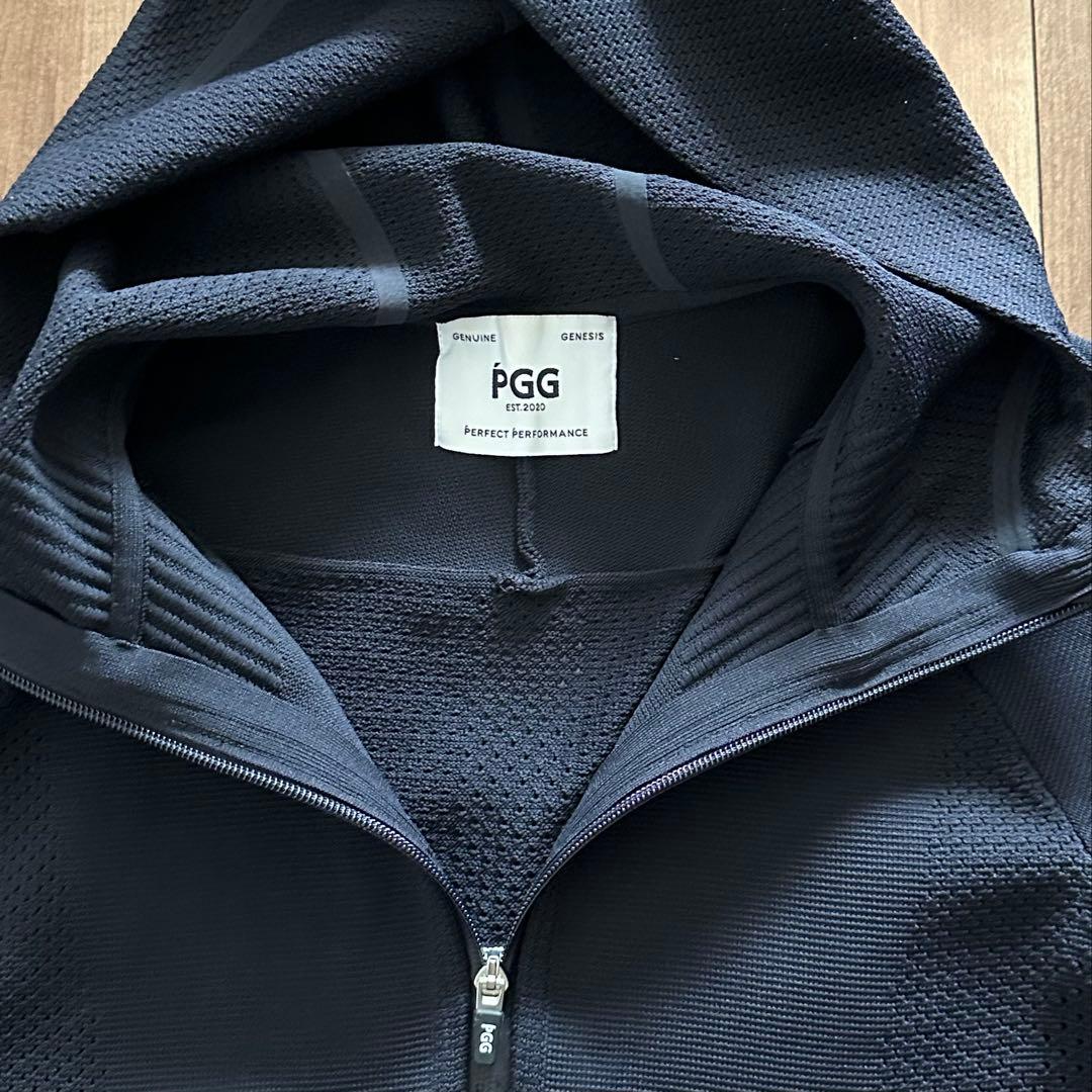 PEARLY GATES フルジップ フーディ ニットジャケット ネイビー 4