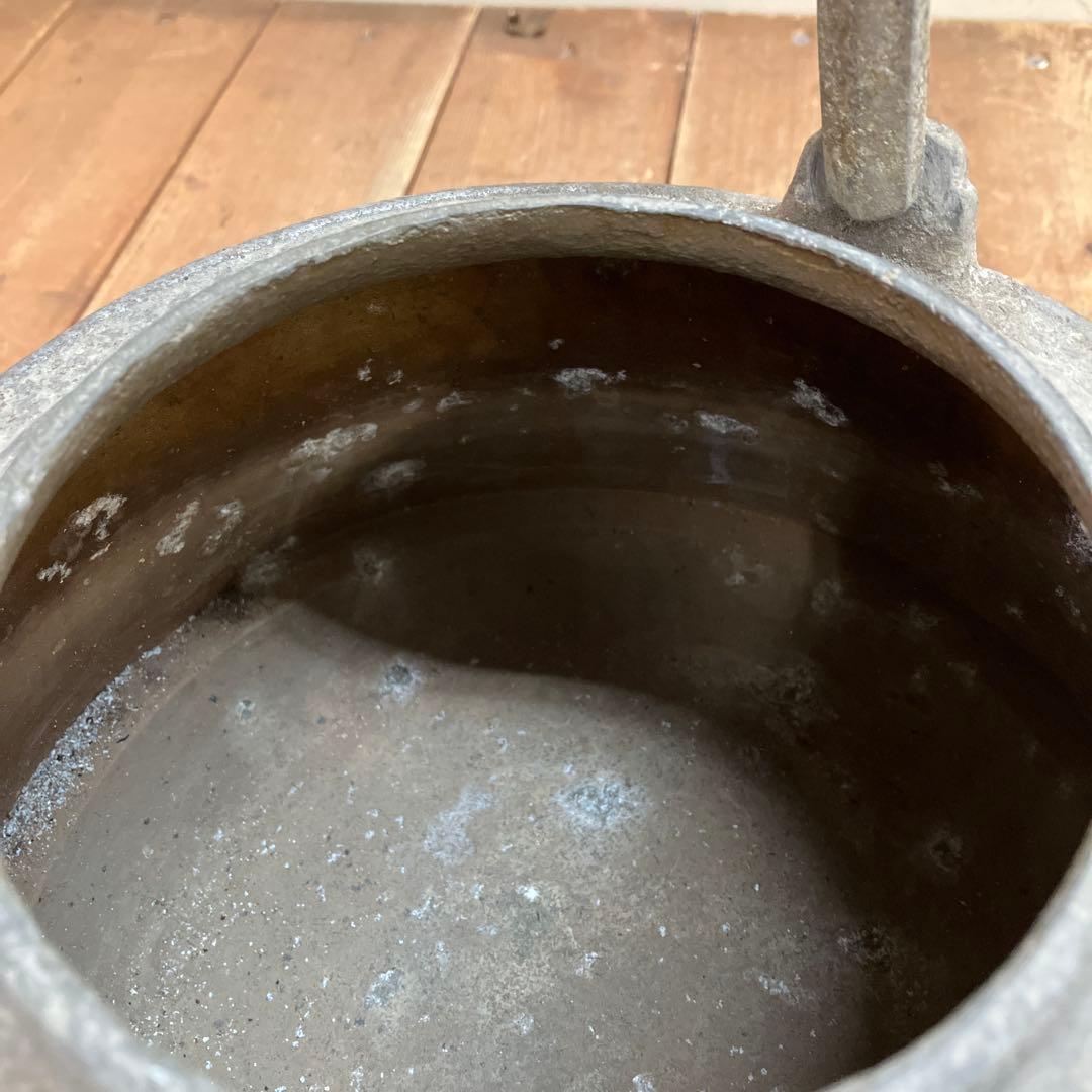 D-4 アンティーク 鉄瓶 やかん 時代物 古道具 茶道具 当時物 インテリア