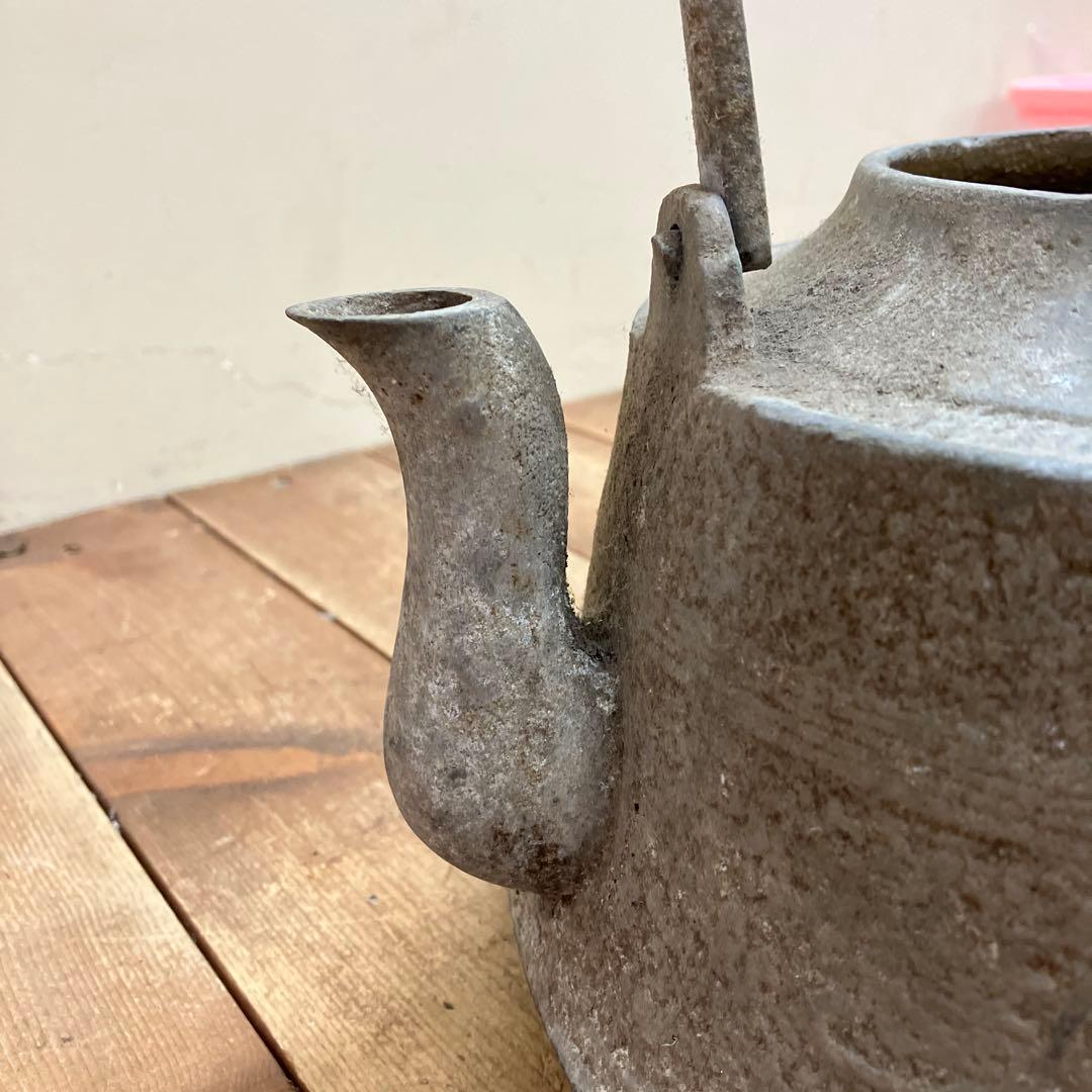D-4 アンティーク 鉄瓶 やかん 時代物 古道具 茶道具 当時物 インテリア