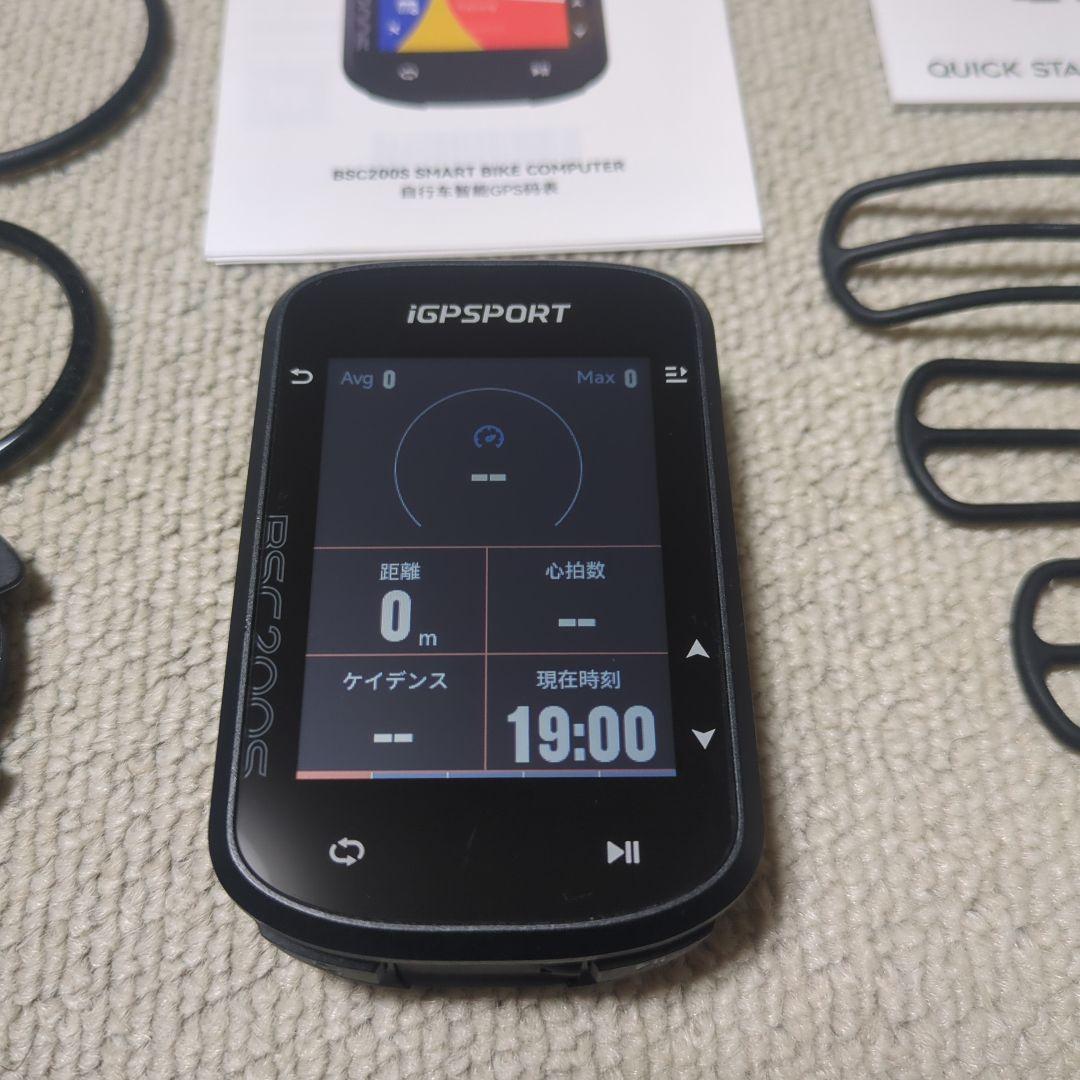 IGPSPORT BSC200S+CAD70 サイコン+ケイデンスセンサー