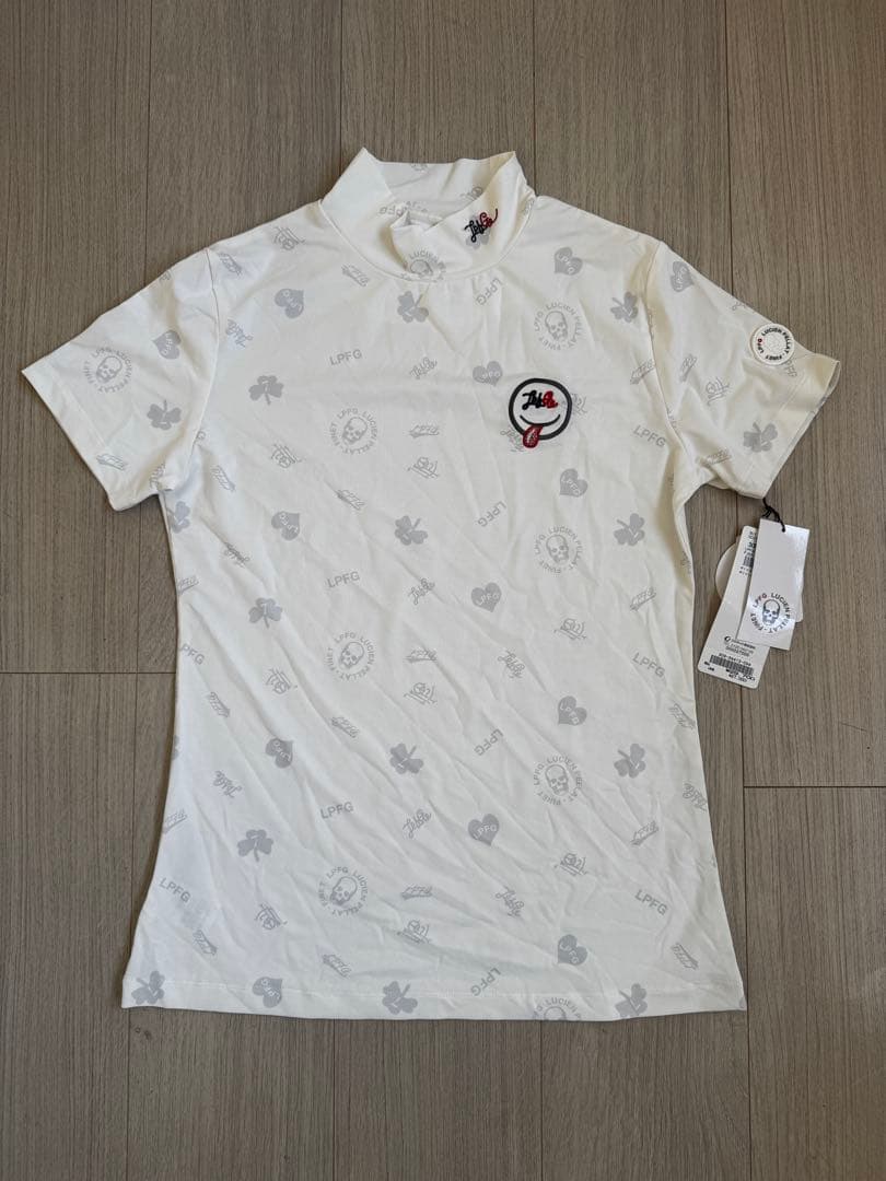 LPFG ウィメンズ オールオーバー 半袖モックネックシャツ新品