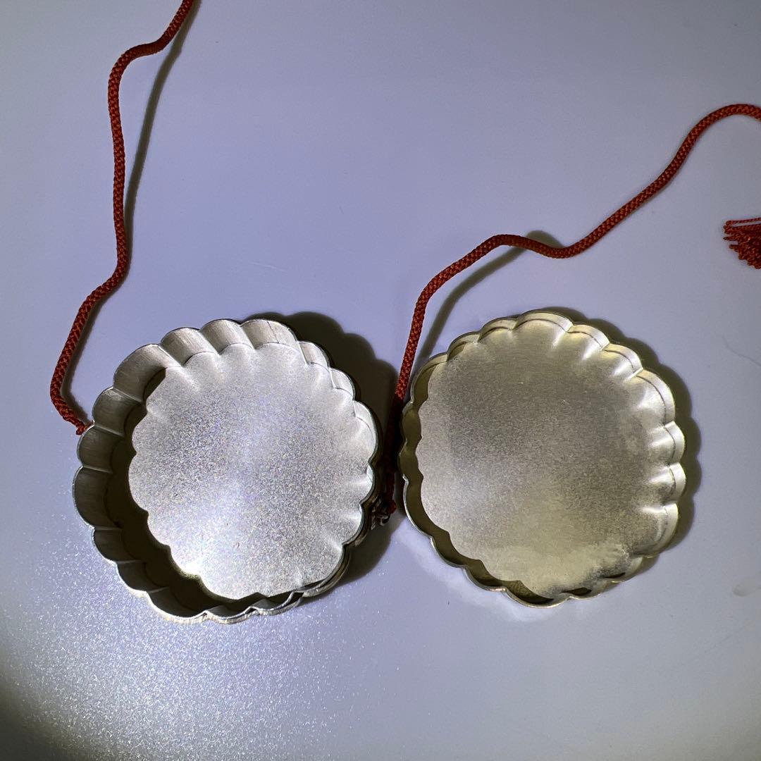 皇室ボンボニエール　鳳凰雅楽火災太鼓　純銀生駒製　共箱付　72g