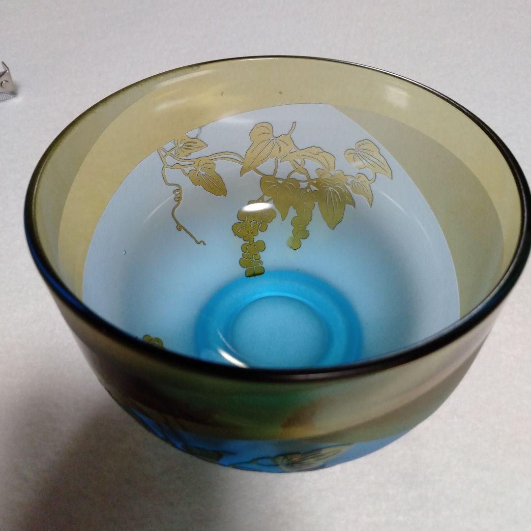 硝子のお抹茶碗