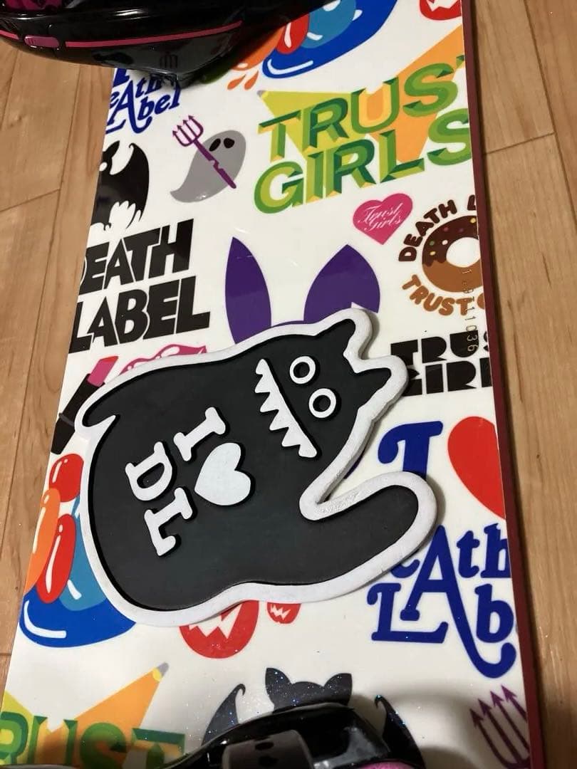 Death Label スノーボード ピンク139cm