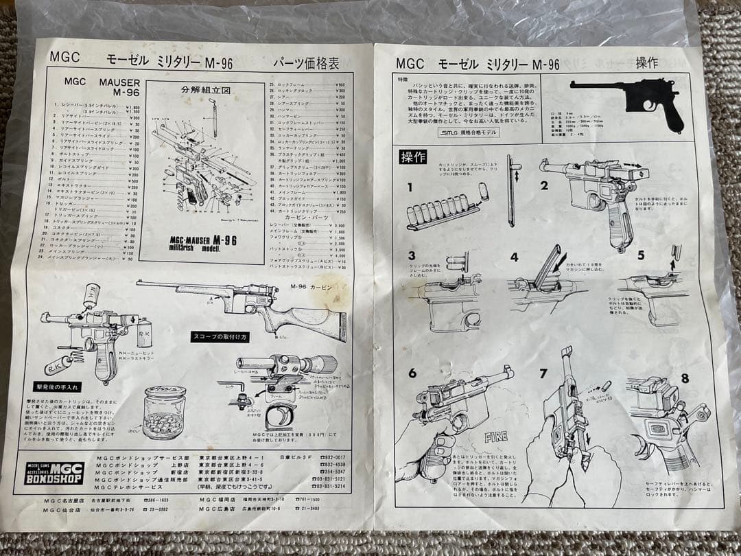 MGC モデル1916 ミリタリーピストル