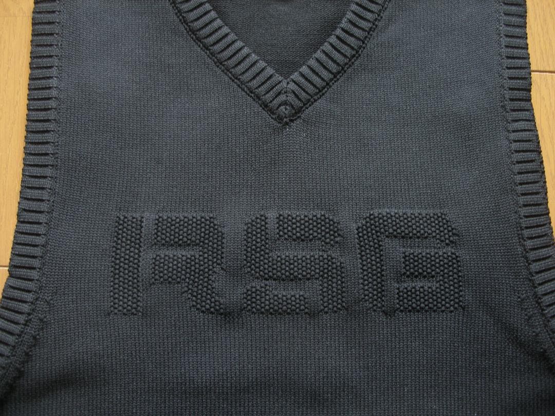 ラッセルノ ゴルフ ニットベスト 501 メンズLサイズ(5) BLK 新品