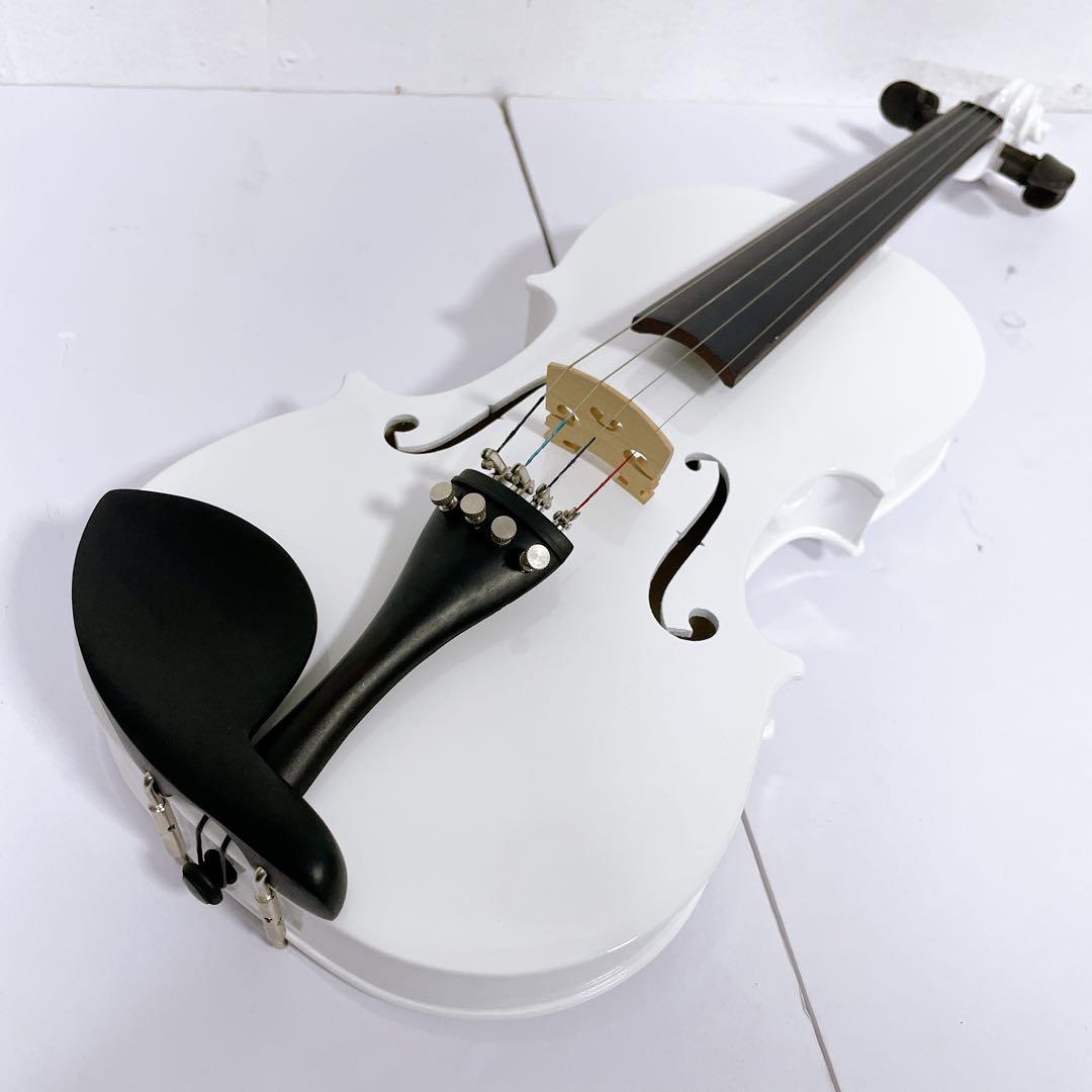 ✨未使用級✨Hallstatt V-12 4/4 バイオリン ホワイト 付属多数