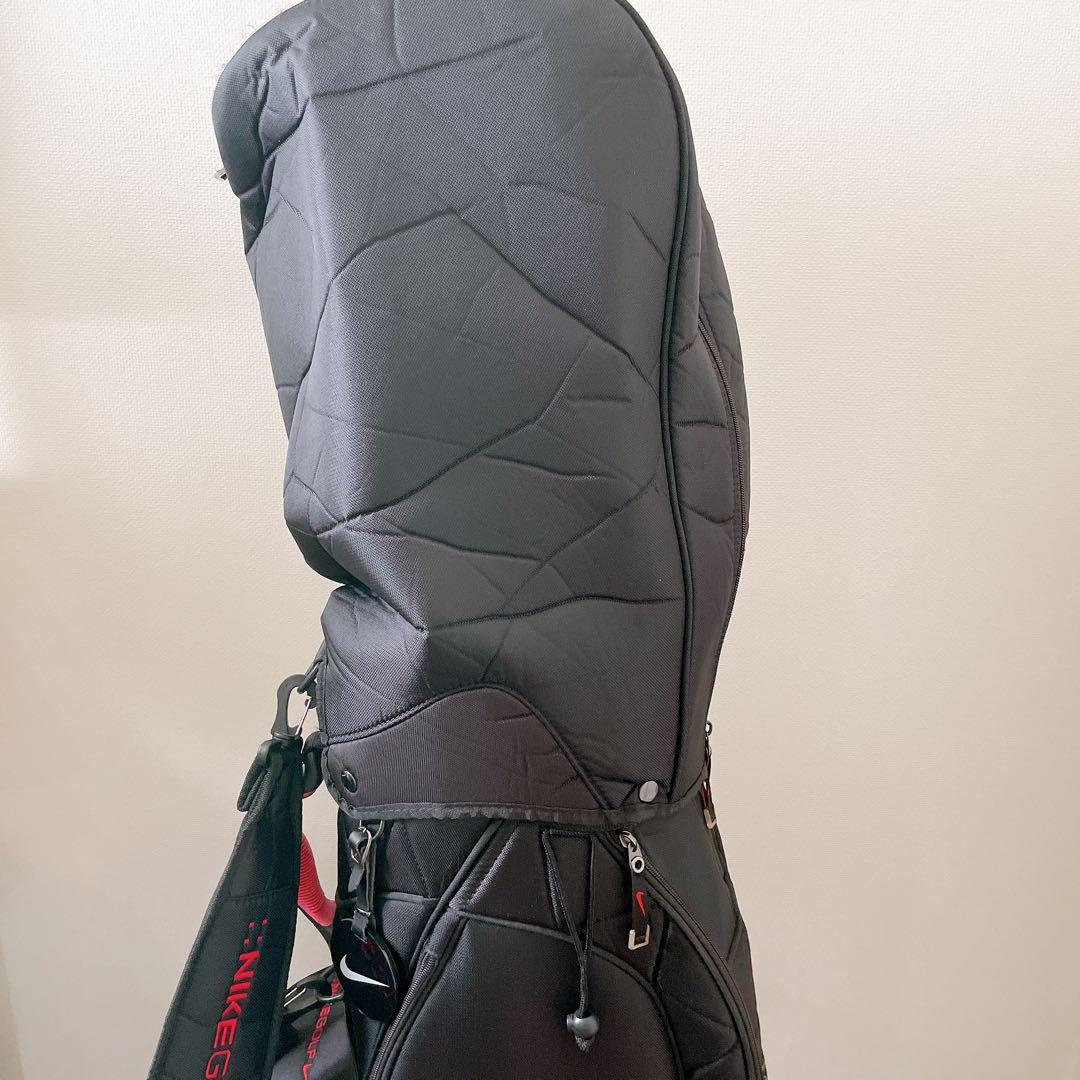 廃盤　NIKE ナイキゴルフ　キャディバッグ ブラック/レッド