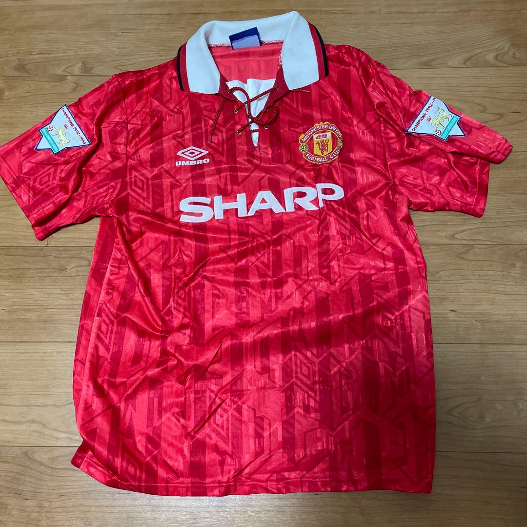 サッカーユニフォーム　マンチェスター・ユナイテッド エリックカントナ　サイズL