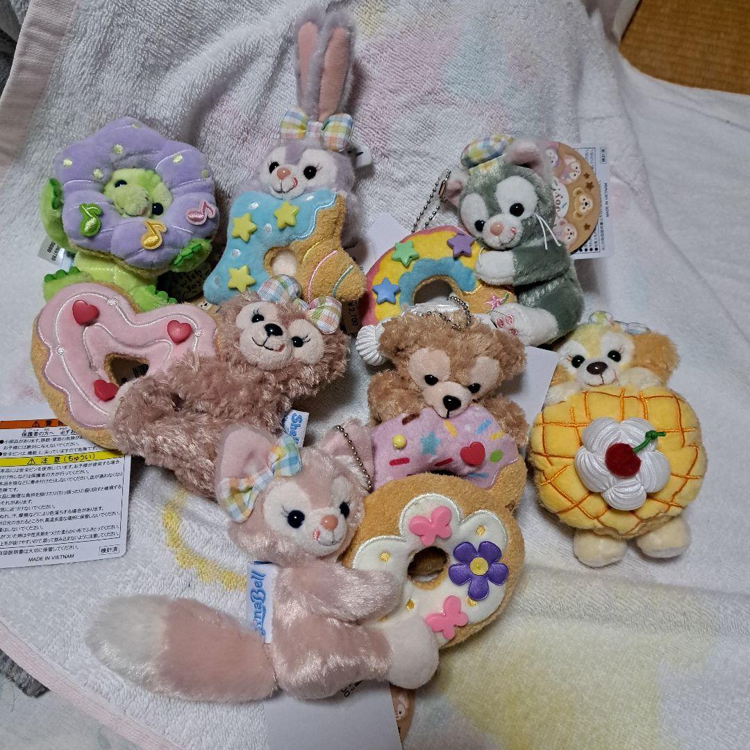 ダッフィーフレンズ ドーナツぬいぐるみ 7個セット