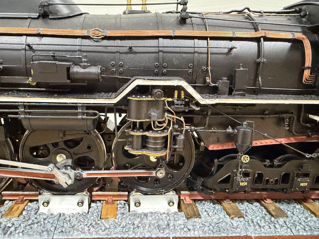 【完成品】デアゴスティーニ　週刊パーツ付クラフトマガジン 蒸気機関車Ｃ６２を作る