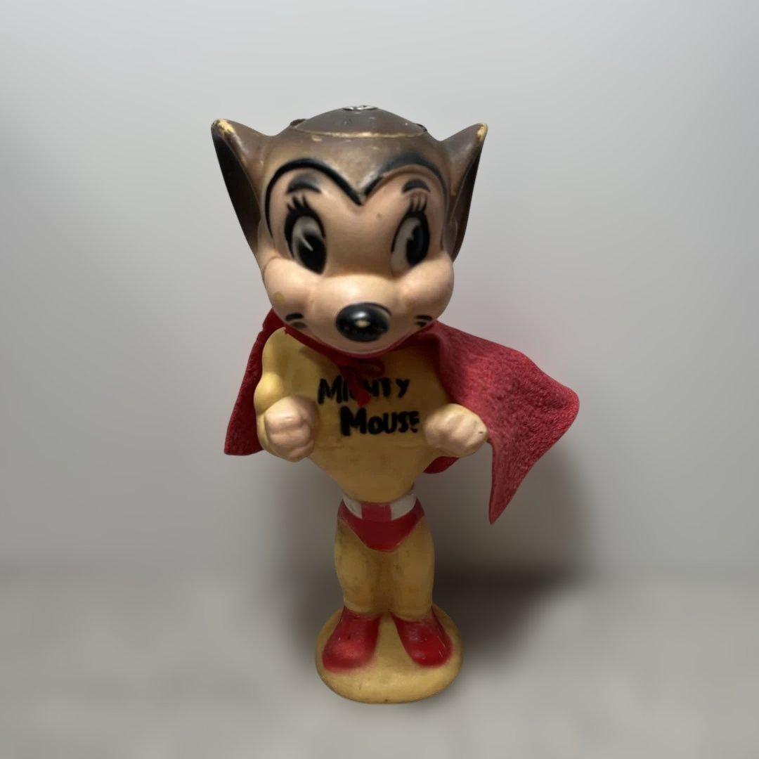 ○ ヴィンテージ1950年代 マイティマウス　ソフビ　アメリカ製