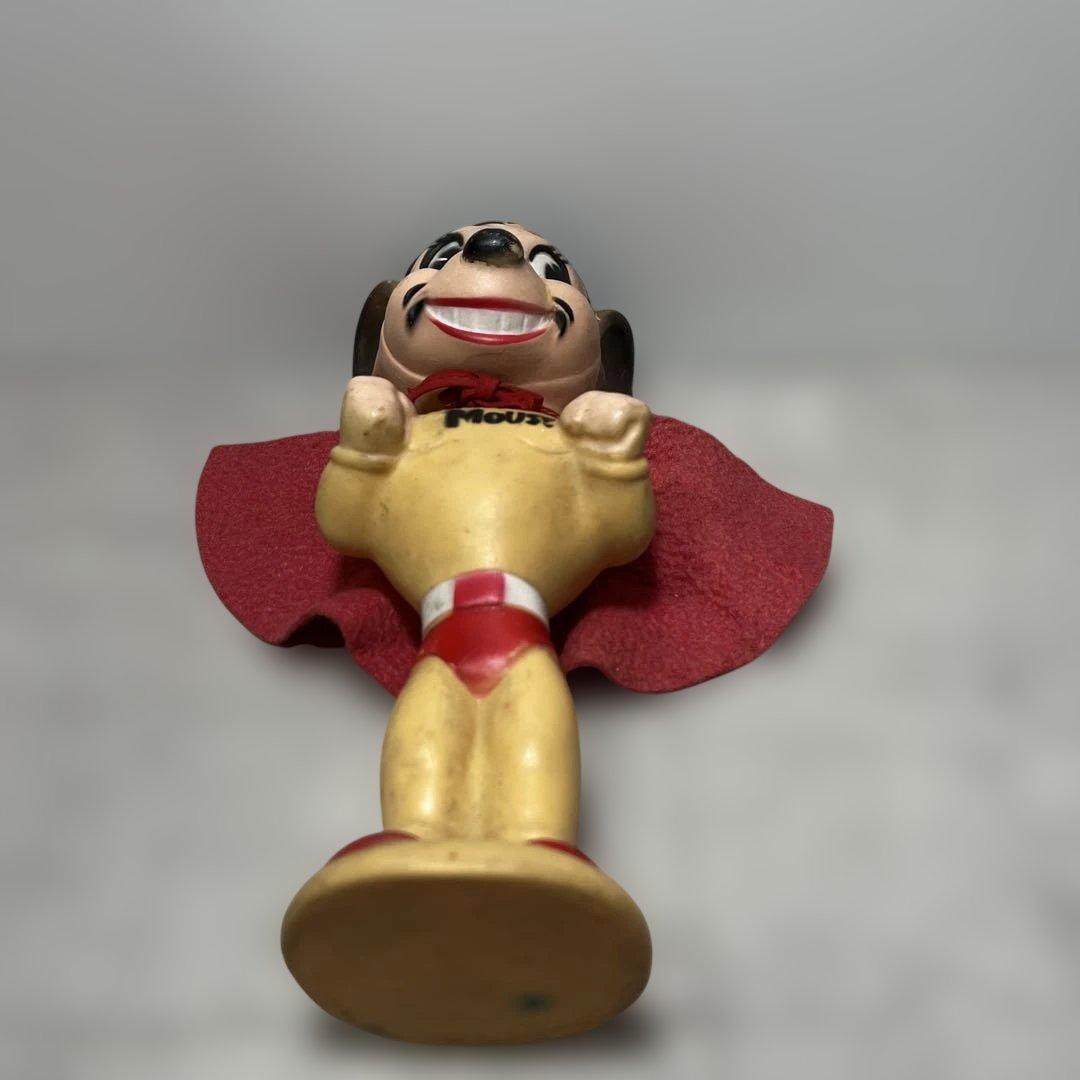 ○ ヴィンテージ1950年代 マイティマウス　ソフビ　アメリカ製