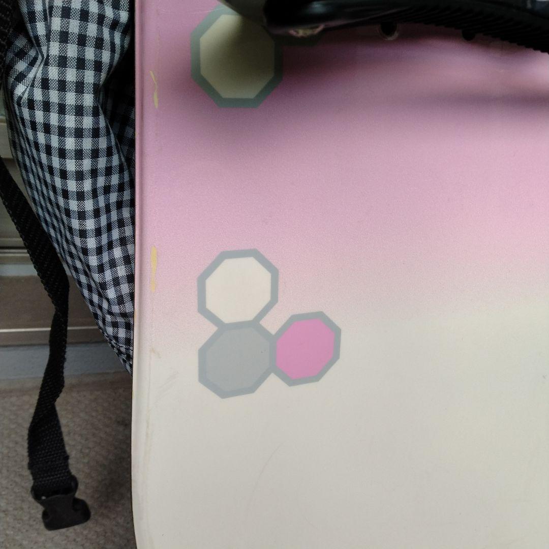 NAKED スノーボード　ビンディング　ホワイト ピンク