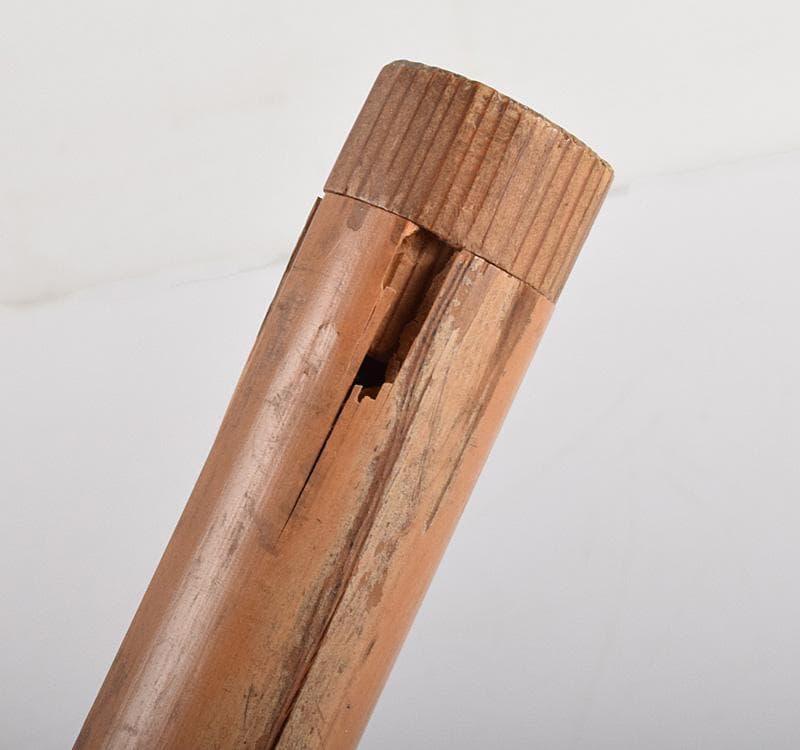 茶道具　竹　茶杓　竹阿弥書　銘「花の露」共筒　時代箱　V　R5000