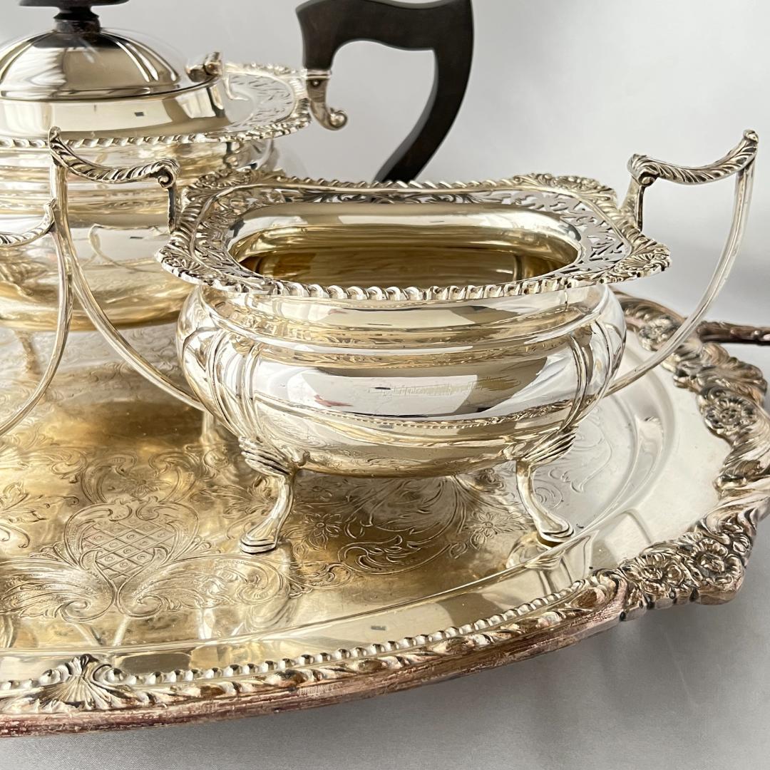 【James Deakin】 透かしのティーセット ティーポット 3点