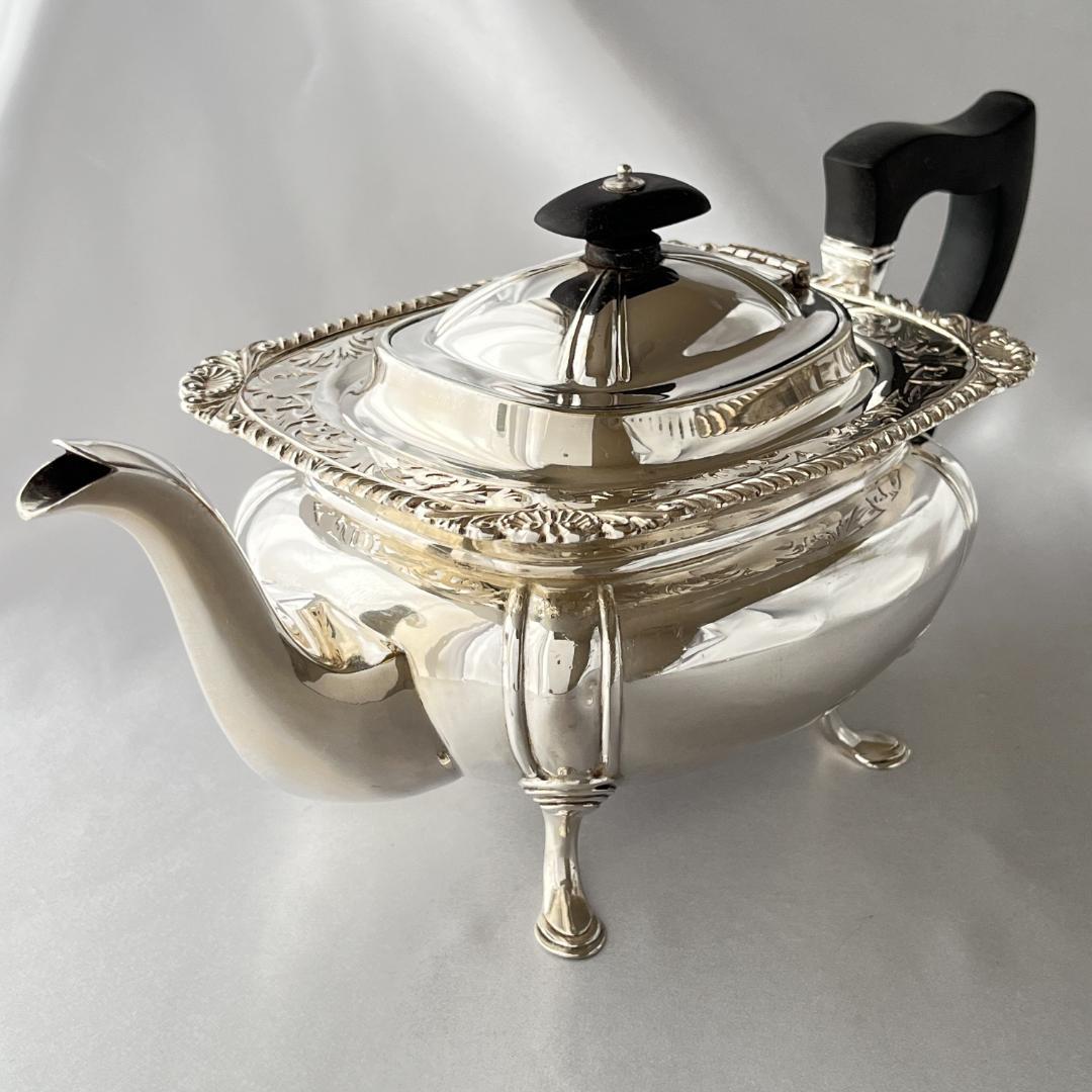 【James Deakin】 透かしのティーセット ティーポット 3点