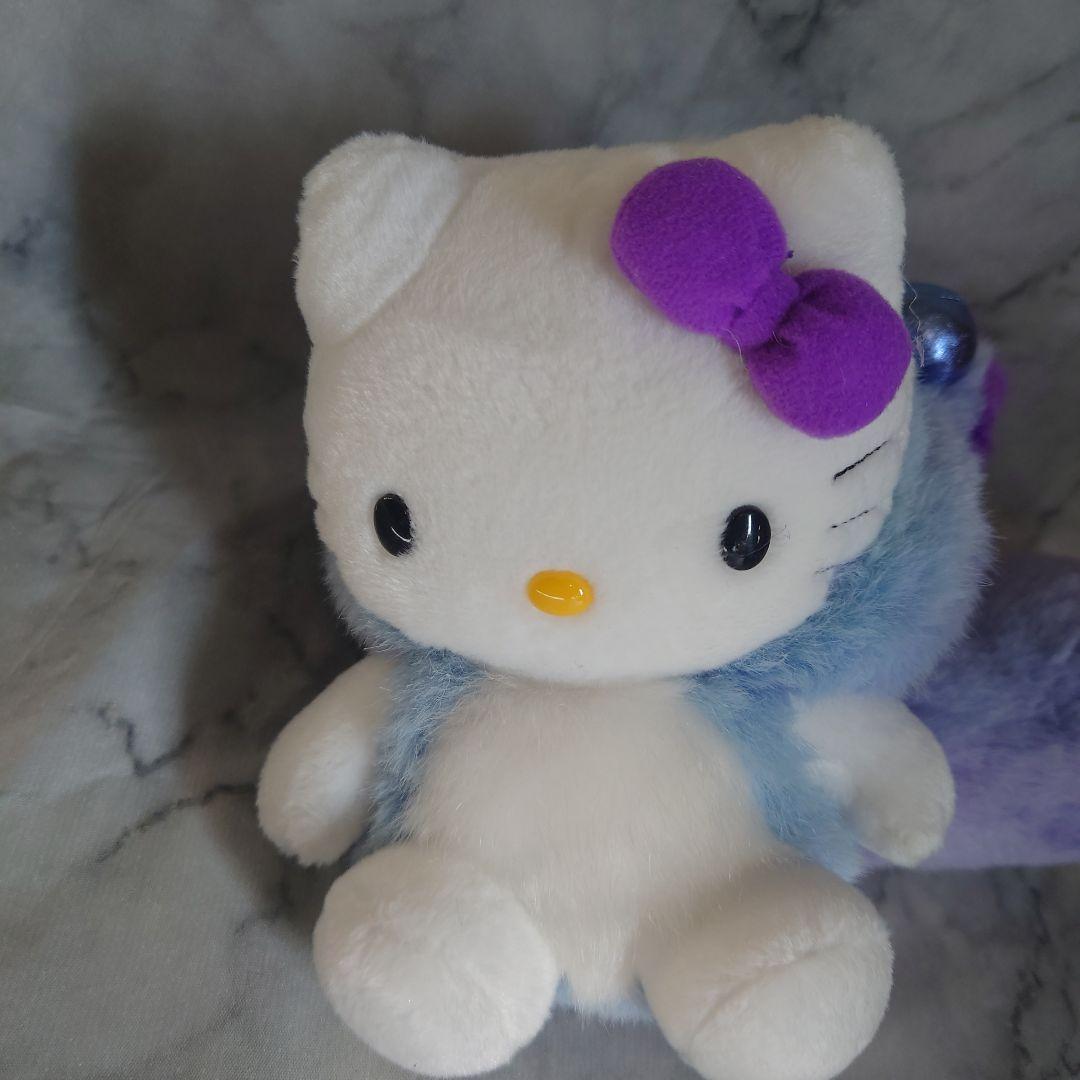 サンリオ　キティちゃん　北海道限定　ラベンダーキタキツネぬいぐるみ