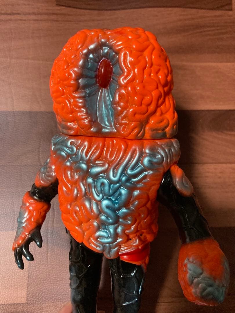 超人怪人工房　ノウゲルゲ　オレンジ色　ソフビ　バロムワン