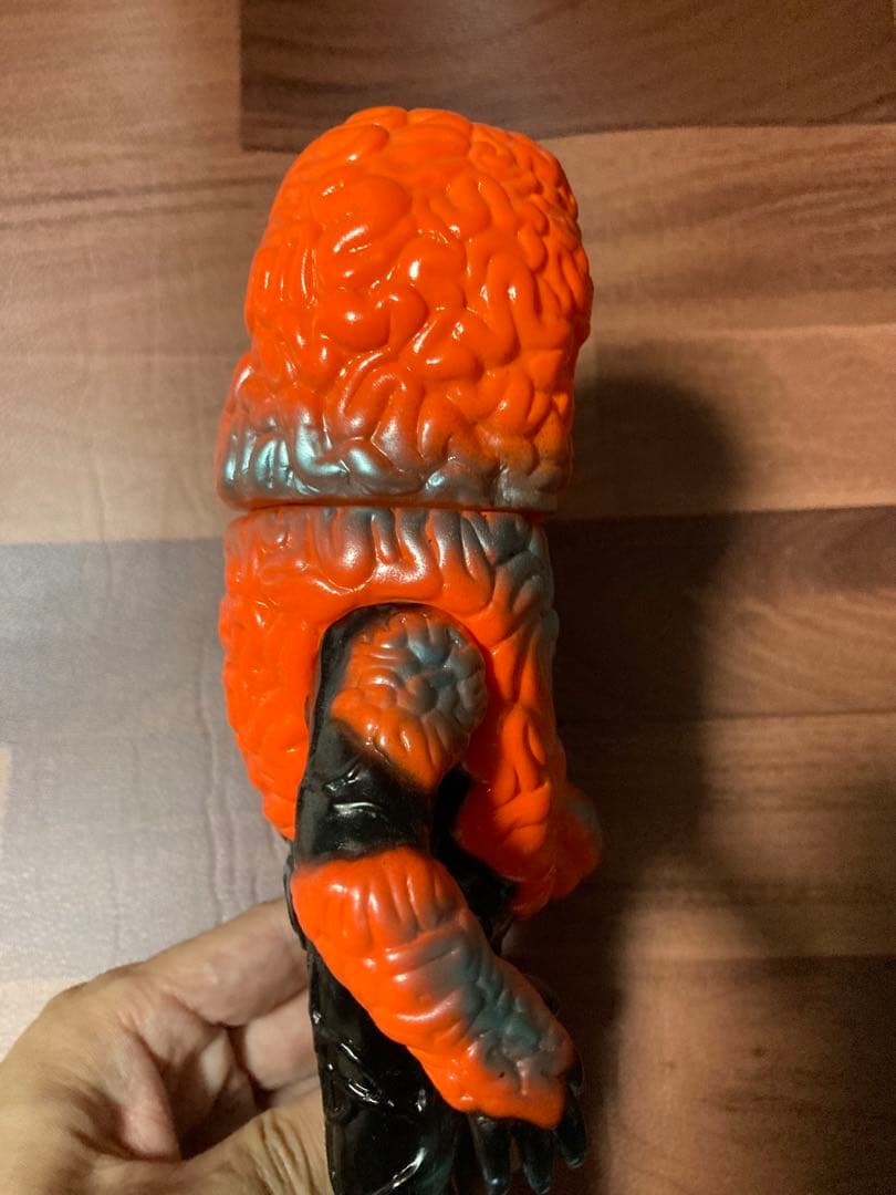超人怪人工房　ノウゲルゲ　オレンジ色　ソフビ　バロムワン