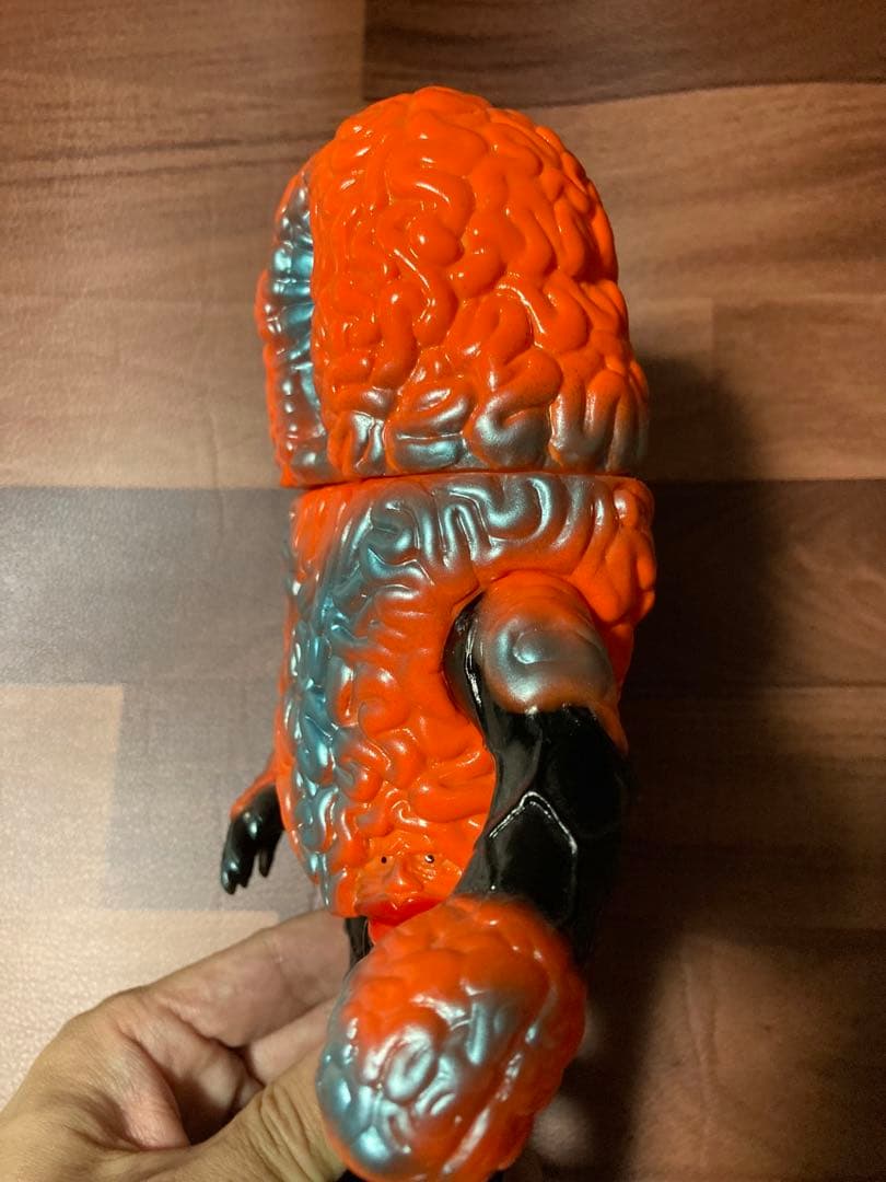 超人怪人工房　ノウゲルゲ　オレンジ色　ソフビ　バロムワン