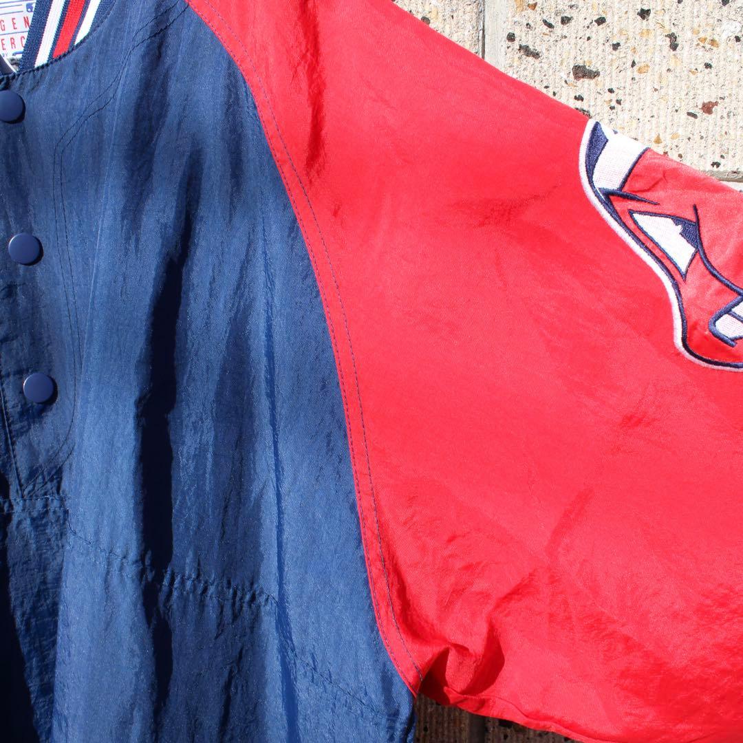 Starter 90s クリーブランド インディアンス XL 古着プルジャケット