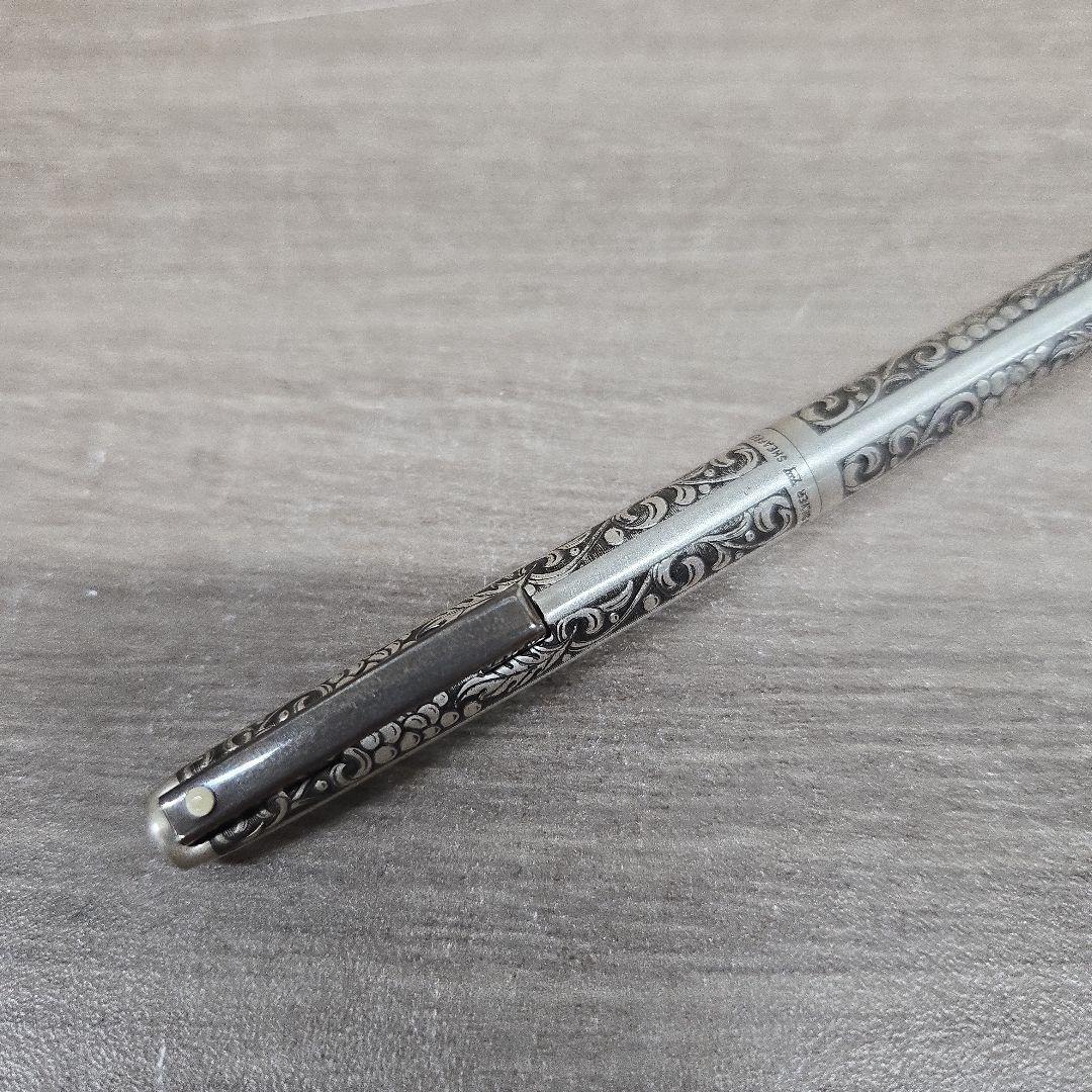 シェーファー スターリングシルバー ボールペン 葡萄柄