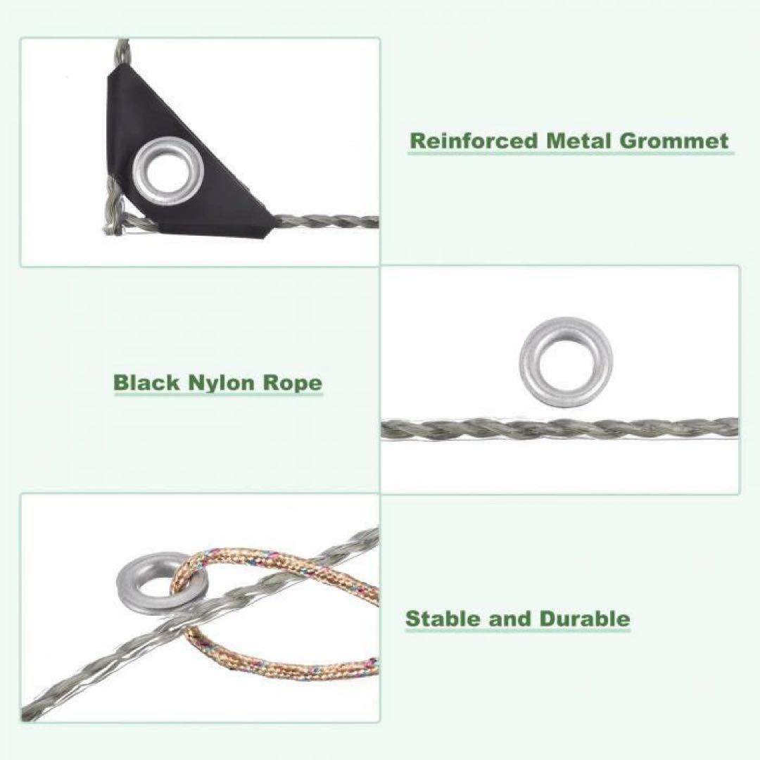 クリアタープ 金属製グロメット 結束ロープ付 防水 防塵 温室 庭 パティオ