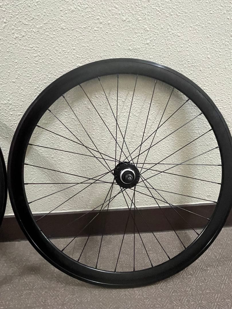 ピストバイクホイール 前後セット 競輪 700c ディープリム