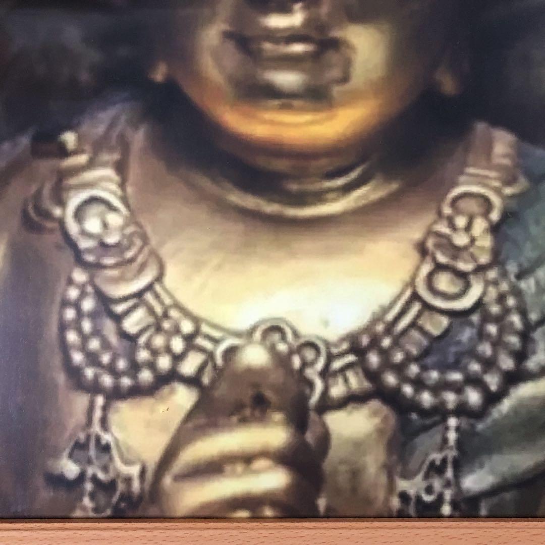 極上…‼️大日如来仏像坐像A2サイズ…写真‼️写真フレーム付き‼️