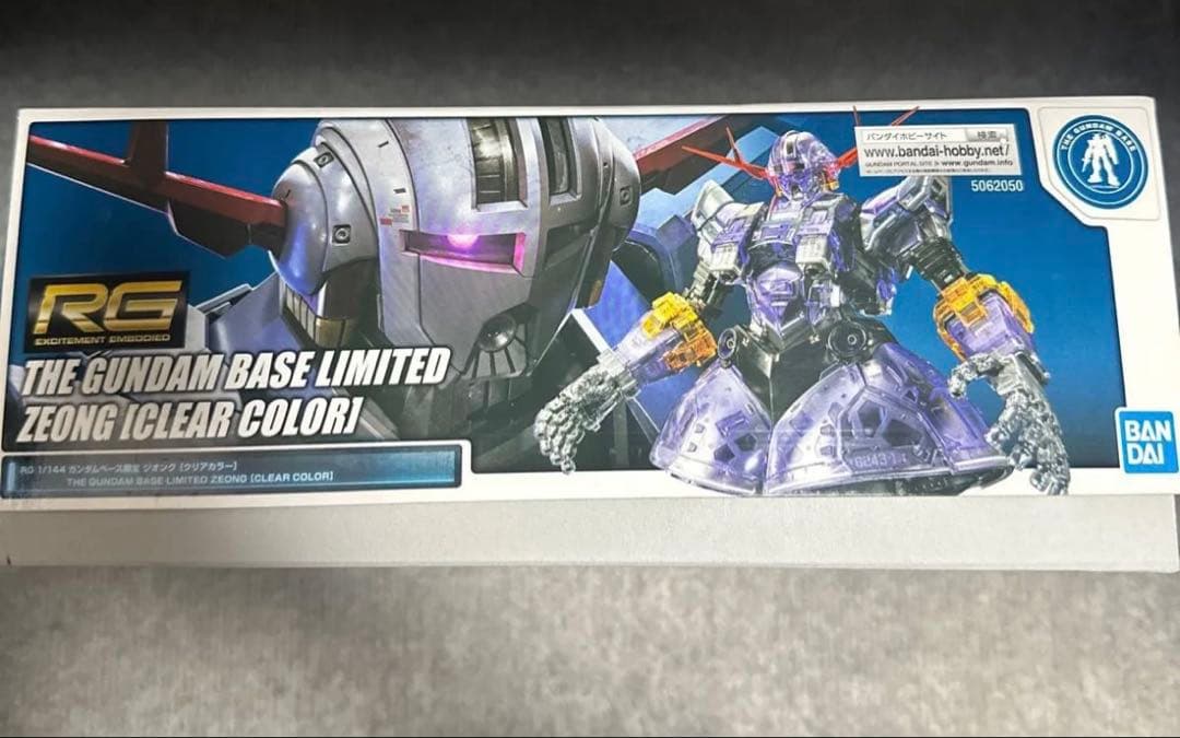 RG ガンダムベース限定 ジオング クリアカラー　新品未開封