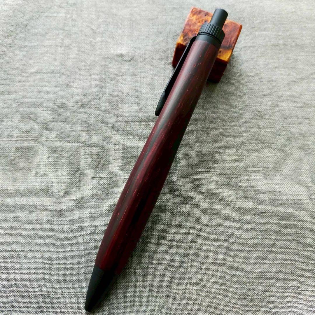 マリティマ　ハンドメイド　木軸ボールペン　G2　天然木　ブラック　希少