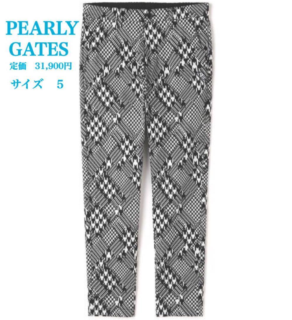 新品【PEARLY GATES】パーリーゲイツ　ゴルフ　ジャガードパンツ　5