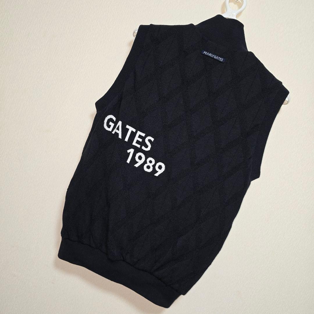 く*マ様 PEARLY GATES　リバーシブルジップアップベスト【サイズ５】