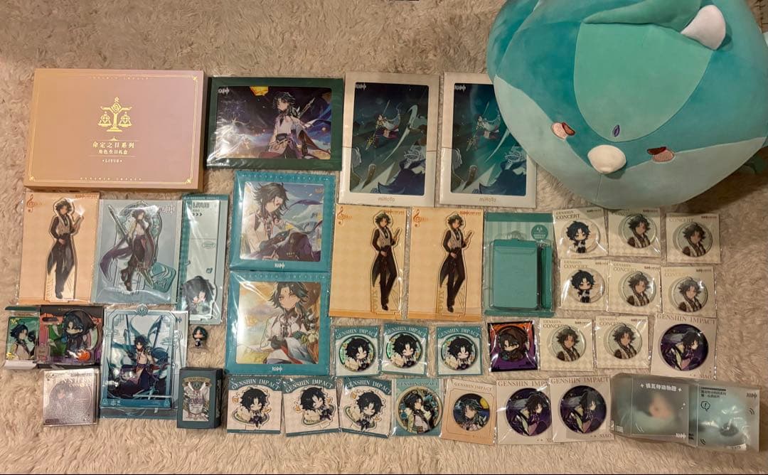 原神 魈 グッズ アクスタ 缶バッジ 色紙 ぬいぐるみ 香水 誕生日