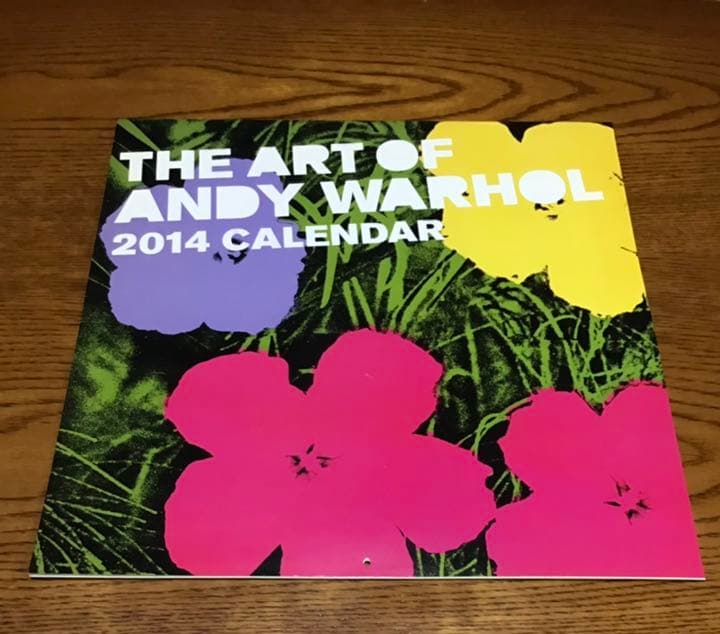 andy warhol カレンダー　2013-2020の8年分