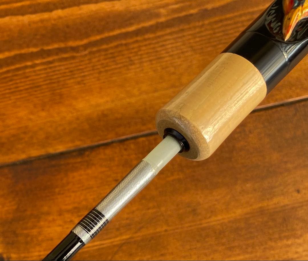 トラウトロッド　パックロッド　スピニングロッド　渓流釣り　グラス　カワセミ模様