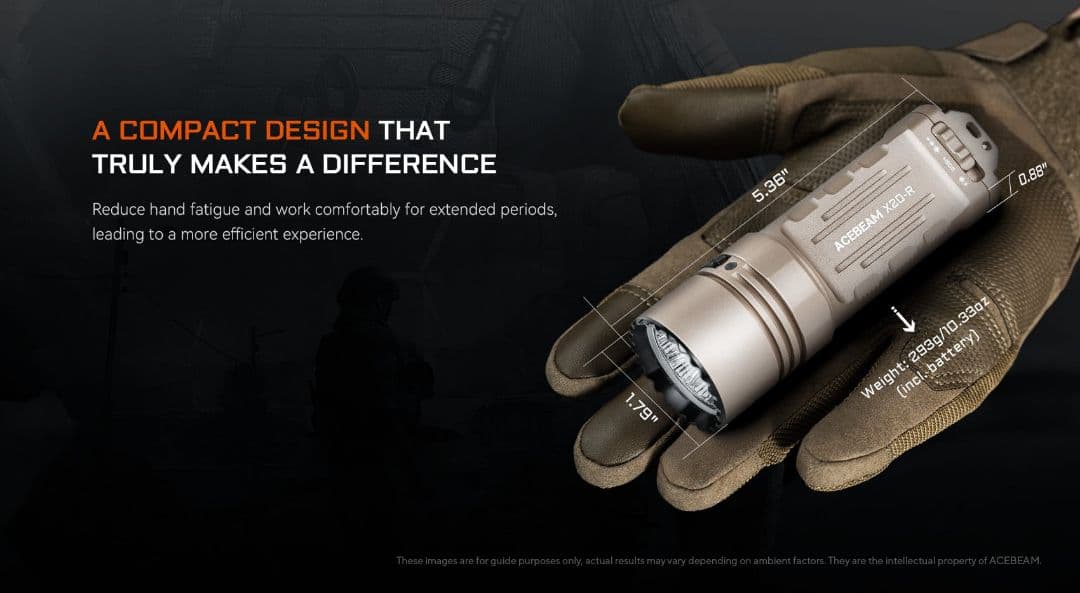 ACEBEAM X20-R デザートタン SFT-25R 6500K 8000L