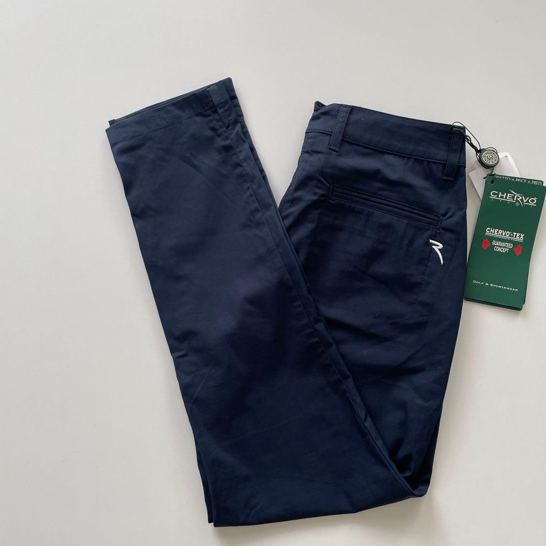 【タグ付き】シェルボ　レディース　ゴルフ　パンツ　ネイビー