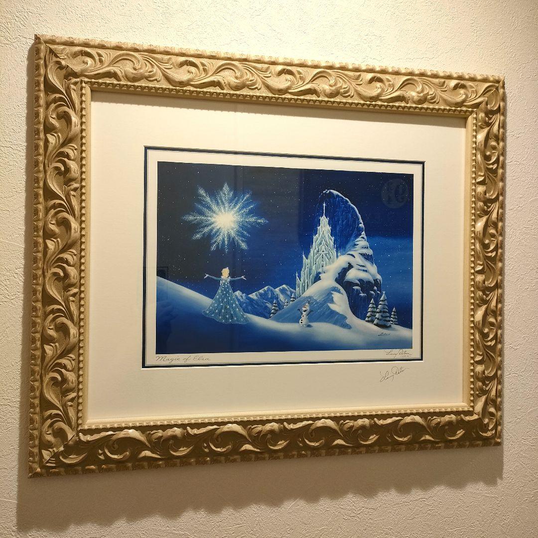 【限定品】アナと雪の女王 サイン入りアート Magic of Elsa