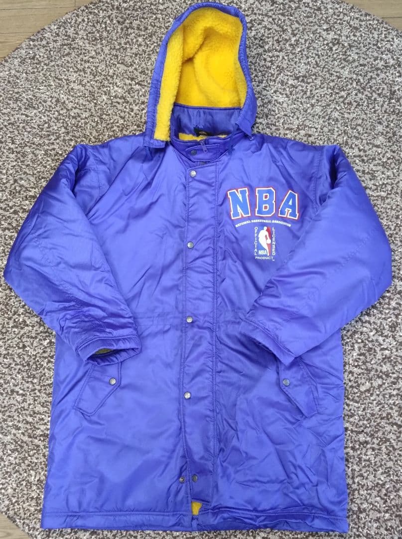 80S〜90S レイカーズ ベンチコート　NBAオフィシャルライセンスプロダクト