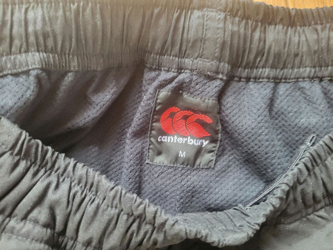 Canterbury フルジップジャケット M 黒/赤