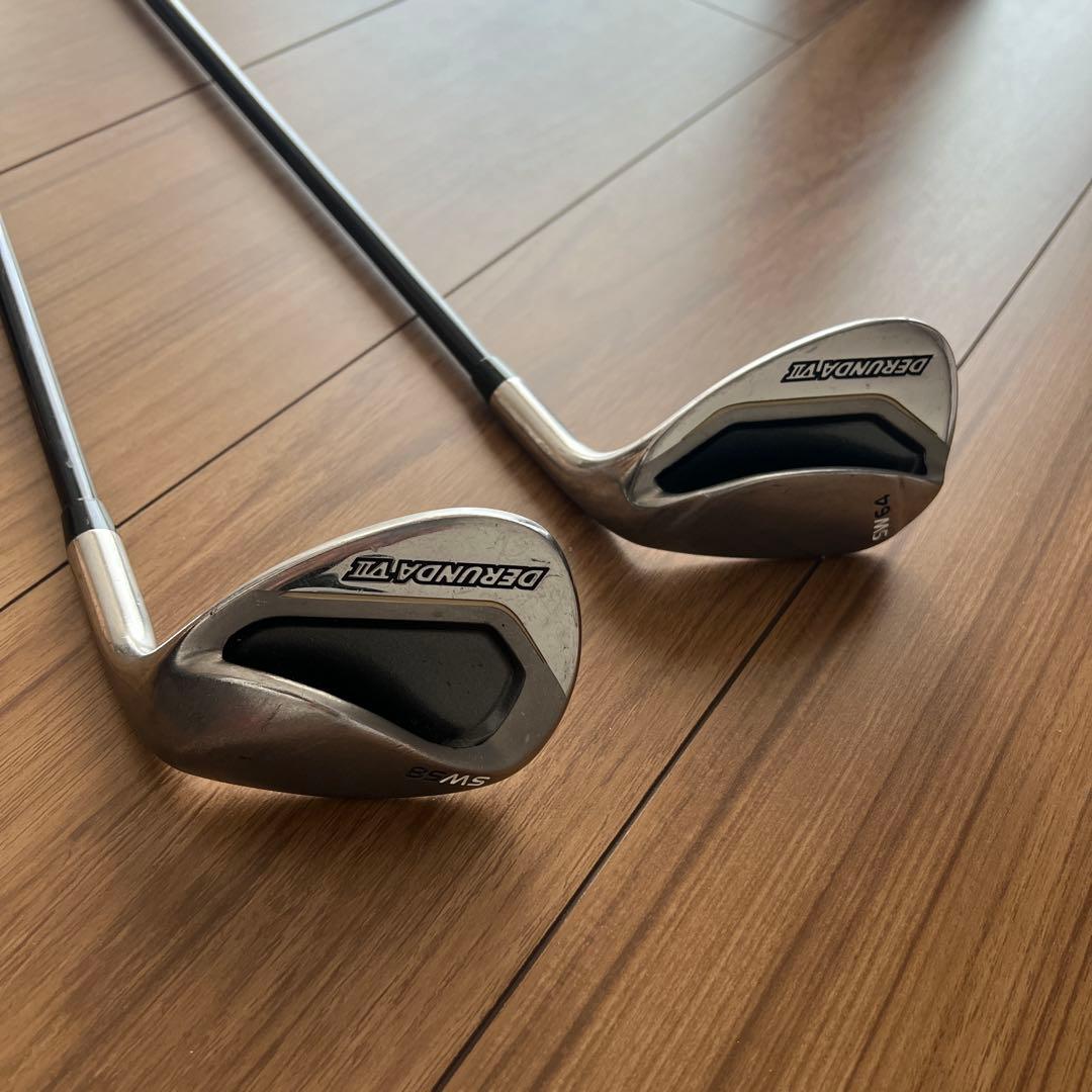 完売品！デルンダVII 58度、64度2本セット硬い、柔らかいバンカー楽々脱出！