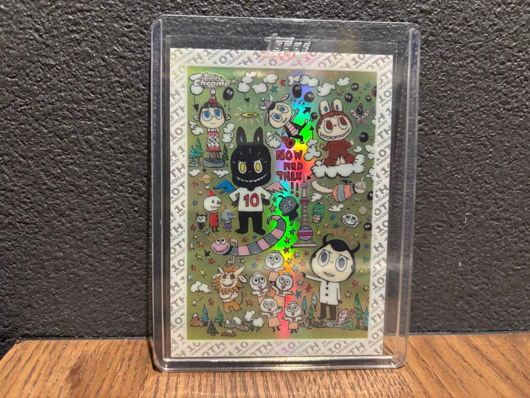 topps chrome labubu 10th ロゴボーダー　ラブブ