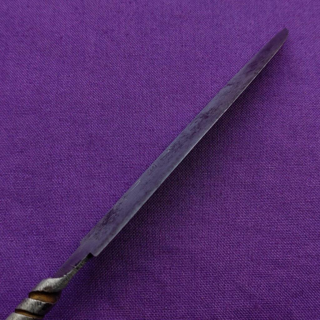 うぶけや 封切り小刀 硯小刀 ペーパーナイフ 千枚通し 刃長約73㎜《0265》