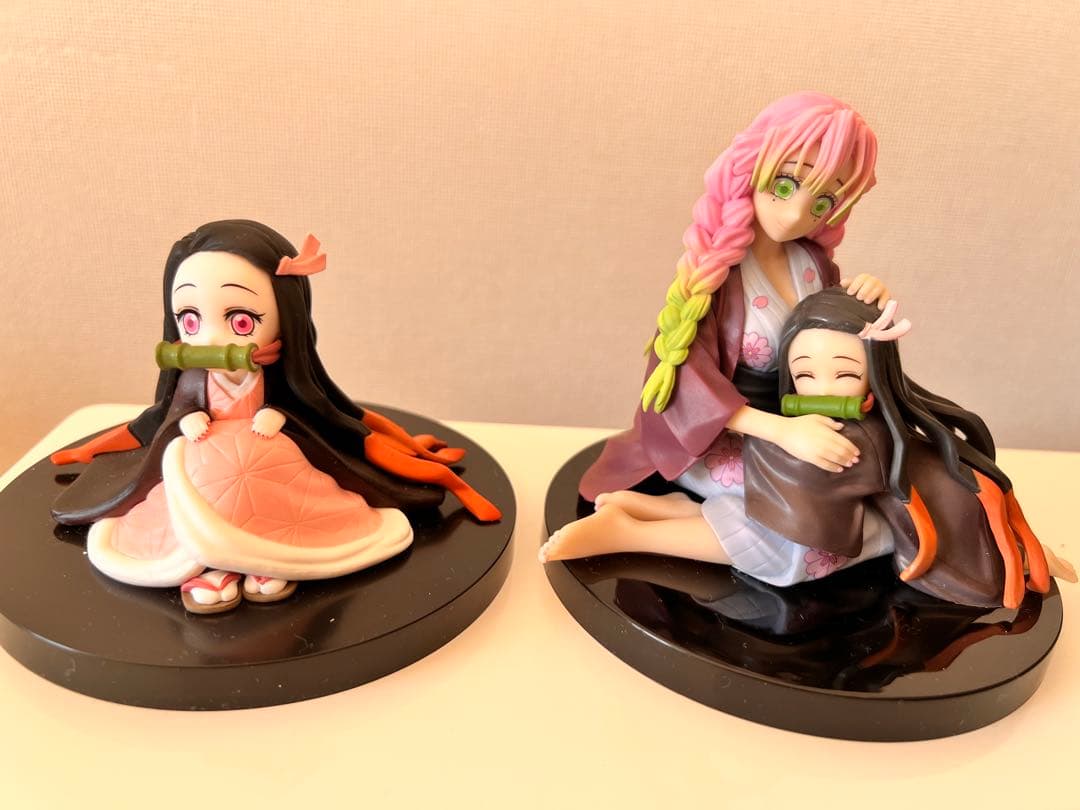 鬼滅一番くじ　竈門禰豆子&甘露寺蜜璃、小さくなった竈門禰豆子 フィギュアセット