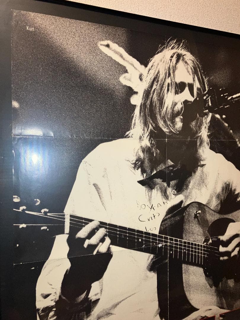 90年代 ネオヴィンテージ！NIRVANA ニルヴァーナ カートコバ―ンポスター