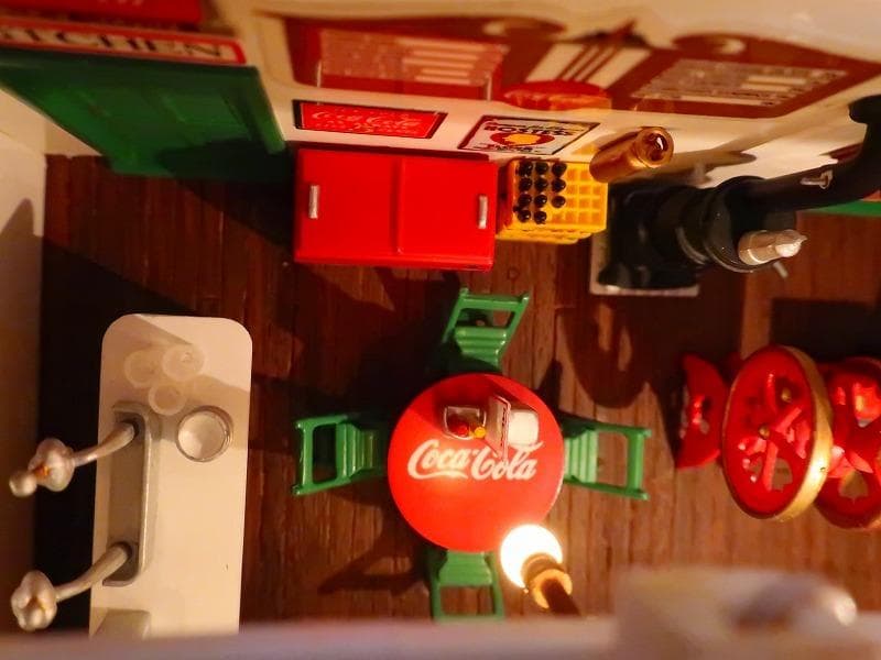 コカコーラ★オールドストア ジオラマクロック アメリカンダイナー ルート66